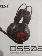 img 3 attached to Computer headset MSI DS502 GAMING HEADSET, black-red review by Stanisaw Borowski ᠌