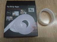 img 1 attached to Reusable Adhesive Tape / Double Sided Tape / Nano Tape / Ivy Grip Tape / 1 Meter review by Bogomil Iordanov ᠌