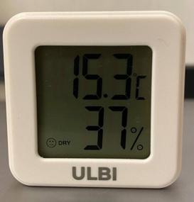 img 5 attached to Weather station hygrometer for home indoor household thermometer with humidity measurement ULBI H1