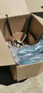img 1 attached to Chair for kitchen Oslo velor dusty blue review by Barbara Cholewa ᠌
