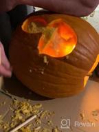 img 1 attached to Effortlessly Carve Perfect Pumpkins: KATUMO Heavy Duty Pumpkin Cutting Kit With Professional Detail Sculpting Tools review by Ron Patel