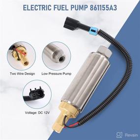 img 3 attached to 🚤 JDMSPEED Electric Fuel Pump 861155A3 Replacement For Mercury Mercruiser Marine Boat 4.3L 5.0L 5.7L V6 V8 Carburetor Engines Low Pressure Fuel Pump | Replaces 935432 18-8868