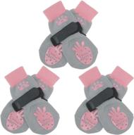 🐾 beautyzoo anti-slip dog socks: grips for traction control on hardwood floors логотип