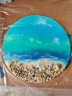 img 2 attached to Creative set for painting with epoxy resin in Resin Art technique "Sea" review by Ingrid Szaboova