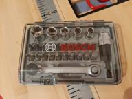 img 1 attached to Bit and socket set BOSCH Promoline 27 2.607.017.160, 27 pcs., green review by Adam Libera ᠌