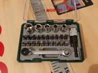 img 2 attached to Bit and socket set BOSCH Promoline 27 2.607.017.160, 27 pcs., green review by Adam Libera ᠌