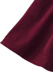 img 1 attached to Romwe Corduroy Elastic Overall Burgundy Girls' Clothing : Skirts & Skorts