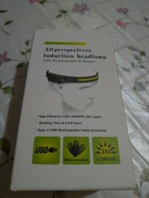 img 11 attached to Rechargeable LED headlamp with flexible COB panel and USB motion sensor (HT-116)