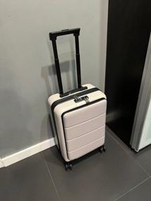 img 5 attached to NINETYGO Light Business Luggage 20" white