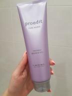 img 1 attached to Lebel Cosmetics Proedit Bounce Fit Plus Repairing Mask for Severely Damaged, Dry and Brittle Hair, 250 g, 250 ml, tube review by Mateusz Majchrzak ᠌