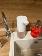 img 3 attached to Xiaomi Mijia Automatic Foam Soap Dispenser MJXSJ03XW (without block), white review by Dorota Lightman ᠌