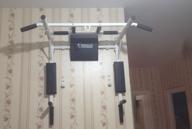 img 1 attached to Horizontal Bar, Parallel Bars 3 grips Absolute Champion Iron body 98 cm black/yellow 10.2 kg review by Ada Boguszewska ᠌