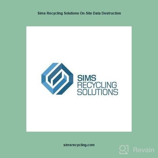 img 1 attached to Sims Recycling Solutions On-Site Data Destruction review by Travis Filippi