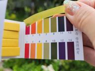 img 2 attached to 80 Pieces Water Test Litmus Strips Litmus ph Paper Soil Acidity Meter Liquid pH Tester 1-14 review by Anna HR Szegedi ᠌