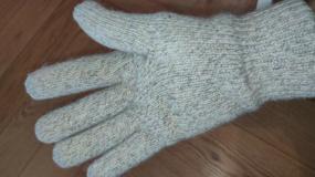 img 7 attached to Winter woolen gloves "Hoarfrost" with 3M™ Thinsulate insulation, size 10