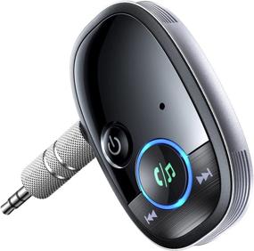 img 4 attached to 🚗 2022 Latest Version Bluetooth Adapter for Car - AINOPE 5.0 Bluetooth Car Adapter with Aux Input for Home Stereo, Wired Headphones, Hands-Free Calls - Bluetooth Transmitter with Noise Canceling