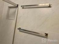 img 1 attached to 🛀 VELIMAX Premium Stainless Steel Towel Bar - Elegant Brushed Towel Rack for Bathroom review by Mark Williams