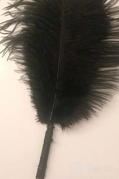 img 1 attached to 20 Natural Red Ostrich Feathers Plumes 8-10 Inches (20-25Cm) For DIY Christmas Decorations, Wedding Centerpieces, Gatsby Theme Decor, And More By Piokio review by Dave Harris