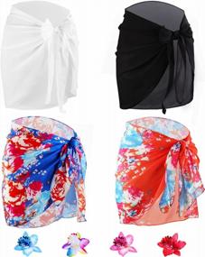 img 4 attached to Stylish & Versatile Swim Coverups: Hazms Sarongs For Women