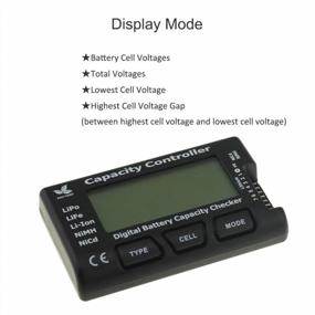 img 3 attached to SoloGood RC Digital Battery Capacity Checker Cellmeter 7 RC Lipo Battery Tester LCD Battery Checker Controller For LiPo Life Li-Ion Nicd NiMH Battery