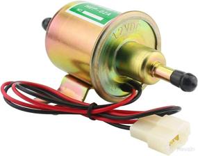 img 2 attached to Efficient Lawn Mower Fuel Pump: 12V Universal 🔥 Electric, Low Pressure Gasoline Diesel Transfer Pump - HEP-02A