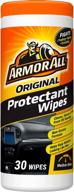 🚗 armor all original protectant wipes: ultimate car interior cleaner with uv protection, prevent cracking & fading, 30 count логотип