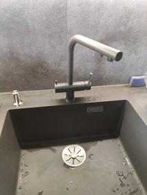 img 11 attached to Faucet for kitchen (sink) Blanco Fontas II (granite) pearl