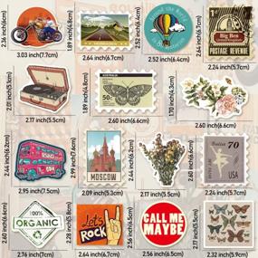 img 1 attached to QTL Vintage Stickers 150Pcs Retro Stickers For Water Bottles Laptop Vintage Stickers For Scrapbooking Waterproof Vinyl Stickers Pack