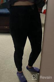img 8 attached to Women'S High Waisted Joggers: Gradual Sweatpants With Zipper Pockets For Athletic Workouts & Lounging