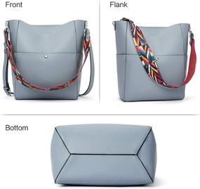 img 2 attached to BROMEN Handbags Designer Shoulder Crossbody Women's Handbags & Wallets ~ Hobo Bags