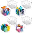 clearspace plastic storage bins – xl 8 pack perfect kitchen organization or pantry storage – fridge organizer, pantry organization and storage bins, cabinet organizers logo
