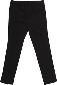 img 1 attached to French Toast School Uniform 5 Pocket Girls' Clothing - Pants & Capris