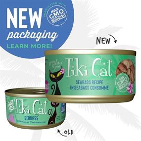 img 3 attached to 🐱 Tiki Cat Luau Seabass Recipe Wet Cat Food - 2.8 oz, Case of 12, 12 X 2.8 OZ