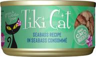 🐱 tiki cat luau seabass recipe wet cat food - 2.8 oz, case of 12, 12 x 2.8 oz logo