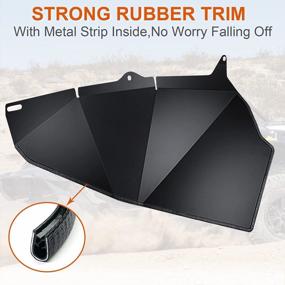 img 3 attached to StarknightMT RZR Aluminum Lower Door Inserts Panels - Designed For Polaris RZR XP 4 1000, XP 4 Turbo, 4 900, And S4 1000 - Improves Accessibility And Style