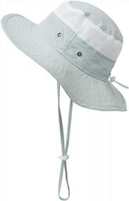 img 4 attached to Keep Your Child Safe In The Sun With Muryobao Toddler Sun Hat - Perfect For Beach, Fishing, And More!