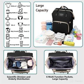 img 1 attached to Backpack Changing Multifunctional Waterproof Sunshade，Built Diapering best: Diaper Bags