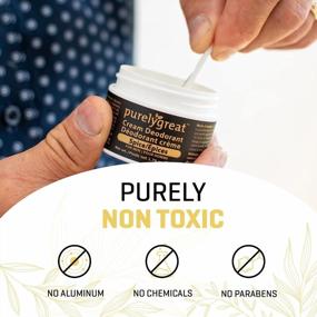 img 1 attached to 🌱 Purelygreat All Natural Men's Deodorant - Aluminum-Free, Long Lasting Cream, EWG Verified, Vegan, Cruelty-Free - Spice Fragrance, No Parabens