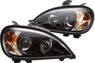 depo 340-1104p-asn2 replacement headlight assembly set with projector and black bezel (aftermarket product - not manufactured/sold by car manufacturer) logo