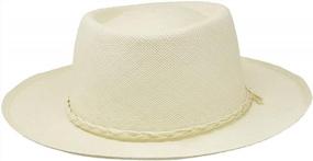 img 3 attached to Men'S Wide Brim Panama Hat - Summer Straw Hat For Men & Women