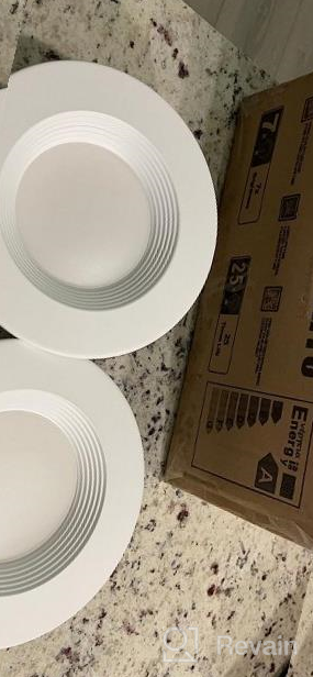 img 1 attached to 12 Pack 5/6" CCT LED Recessed Lighting W/ Baffle Trim, 1100Lm & 15W=100W - 2700K-5000K Adjustable Dimmable Can Lights review by James Thakur