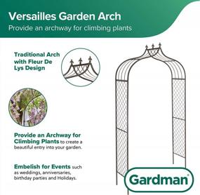 img 1 attached to Copper Versaille Arch For Stunning Garden Décor: Gardman 8241