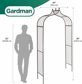 img 2 attached to Copper Versaille Arch For Stunning Garden Décor: Gardman 8241
