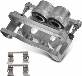 img 4 attached to A-Premium Front Right Disc Brake Caliper Assembly for Cadillac/Chevrolet/GMC 2008-2019: Compatible with Escalade, Avalanche, Tahoe, Savana, Sierra, Yukon - Passenger Side