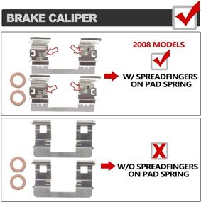 img 3 attached to A-Premium Front Right Disc Brake Caliper Assembly for Cadillac/Chevrolet/GMC 2008-2019: Compatible with Escalade, Avalanche, Tahoe, Savana, Sierra, Yukon - Passenger Side