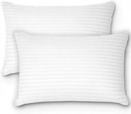 oaskys queen mattress pad & pillows set - 1 queen mattress pad and 2 queen pillows logo