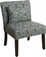 главнаяpop parker accent chair with pillow, teal swirl логотип