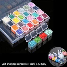 img 2 attached to Suptikes 22 Pcs Diamond Painting Tool Kit: Includes Roller & Embroidery Box for 5D Diamonds Painting Art