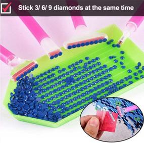 img 1 attached to Suptikes 22 Pcs Diamond Painting Tool Kit: Includes Roller & Embroidery Box for 5D Diamonds Painting Art