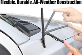 img 2 attached to 📶 AntennaMastsRus 6 3/4 Inch Short Rubber Antenna for Chevrolet Traverse (2009-2015) – Premium Reception, German Engineered, Car Wash Proof